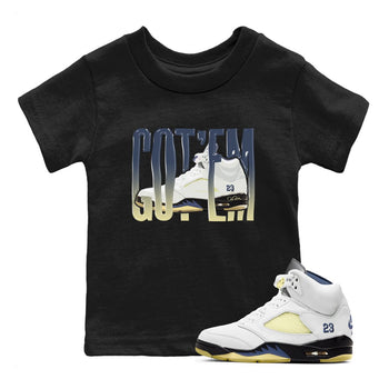 Air Jordan 5 A Ma Maniere x Photon Dust shirt to match jordans Wiggling Gotem sneaker tees Jordan 5 A Ma Maniere "Dawn" SNRT Sneaker Release Tees Baby Toddler Black 1 T-Shirt