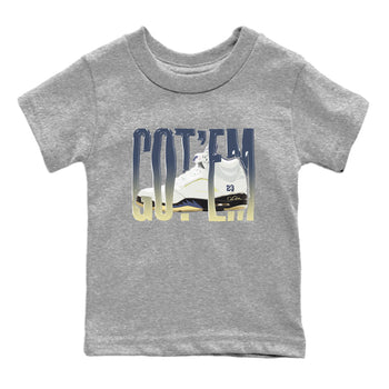 Air Jordan 5 A Ma Maniere x Photon Dust shirt to match jordans Wiggling Gotem sneaker tees Jordan 5 A Ma Maniere "Dawn" SNRT Sneaker Release Tees Baby Toddler Heather Grey 2 T-Shirt