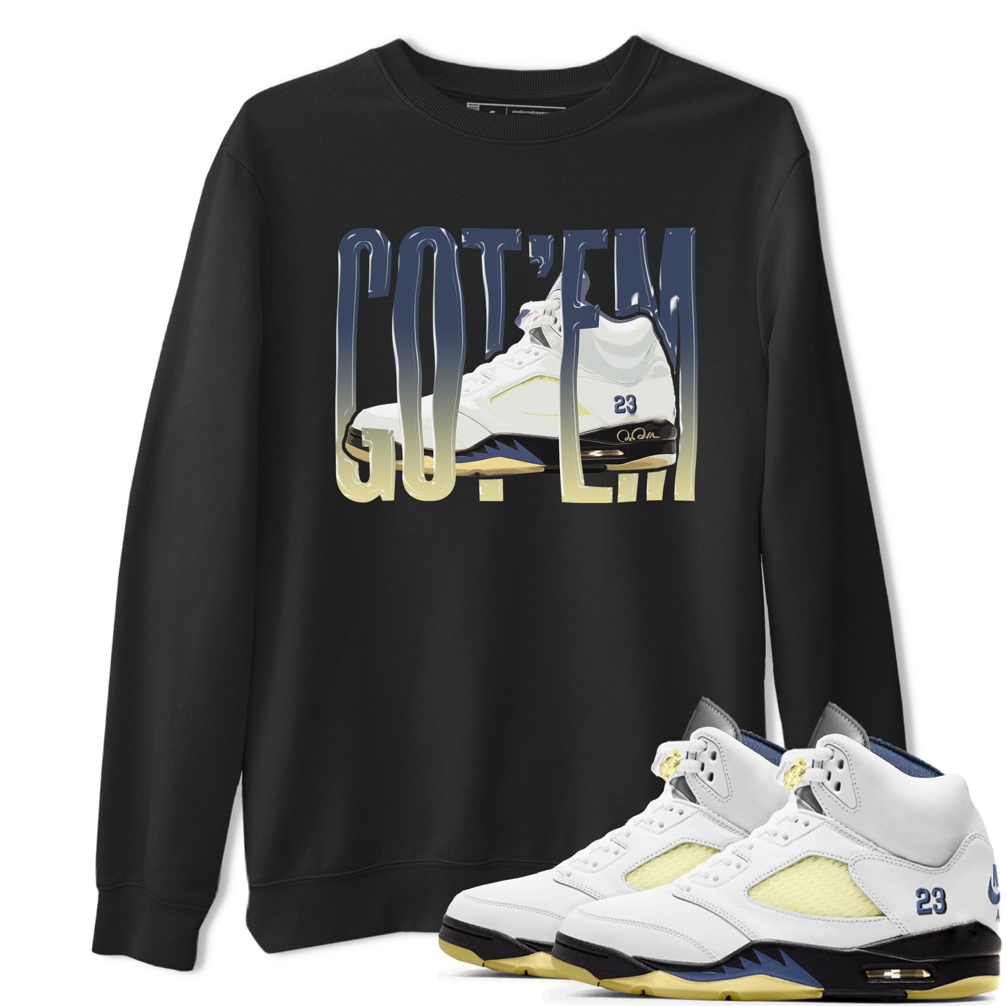 Air Jordan 5 A Ma Maniere x Photon Dust shirt to match jordans Wiggling Gotem sneaker tees Jordan 5 A Ma Maniere "Dawn" SNRT Sneaker Release Tees Unisex Black 1 T-Shirt