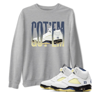 Air Jordan 5 A Ma Maniere x Photon Dust shirt to match jordans Wiggling Gotem sneaker tees Jordan 5 A Ma Maniere "Dawn" SNRT Sneaker Release Tees Unisex Heather Grey 1 T-Shirt