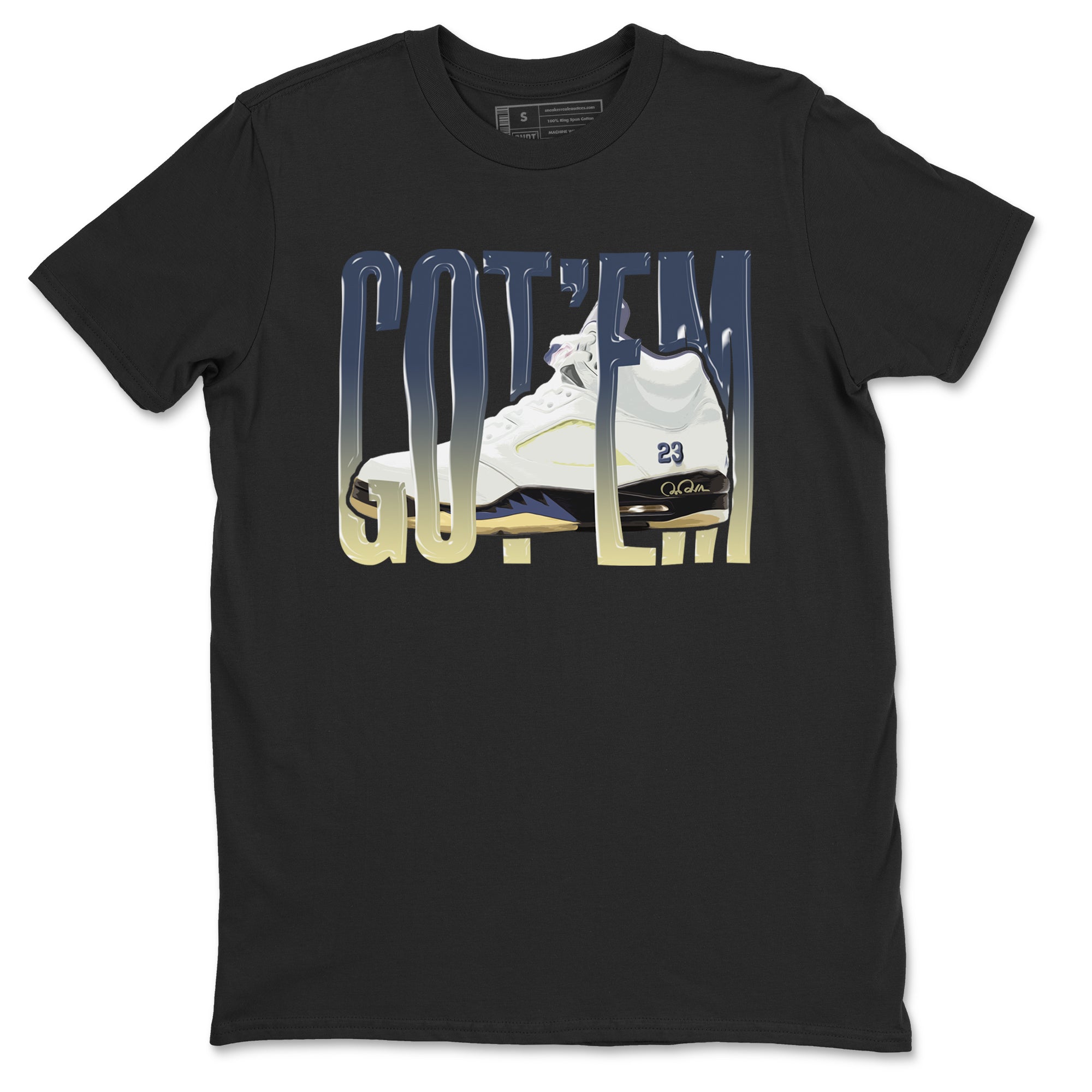 Air Jordan 5 A Ma Maniere x Photon Dust shirt to match jordans Wiggling Gotem sneaker tees Jordan 5 A Ma Maniere "Dawn" SNRT Sneaker Release Tees Unisex Black 2 T-Shirt