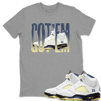 Air Jordan 5 A Ma Maniere x Photon Dust shirt to match jordans Wiggling Gotem sneaker tees Jordan 5 A Ma Maniere "Dawn" SNRT Sneaker Release Tees Unisex Heather Grey 1 T-Shirt