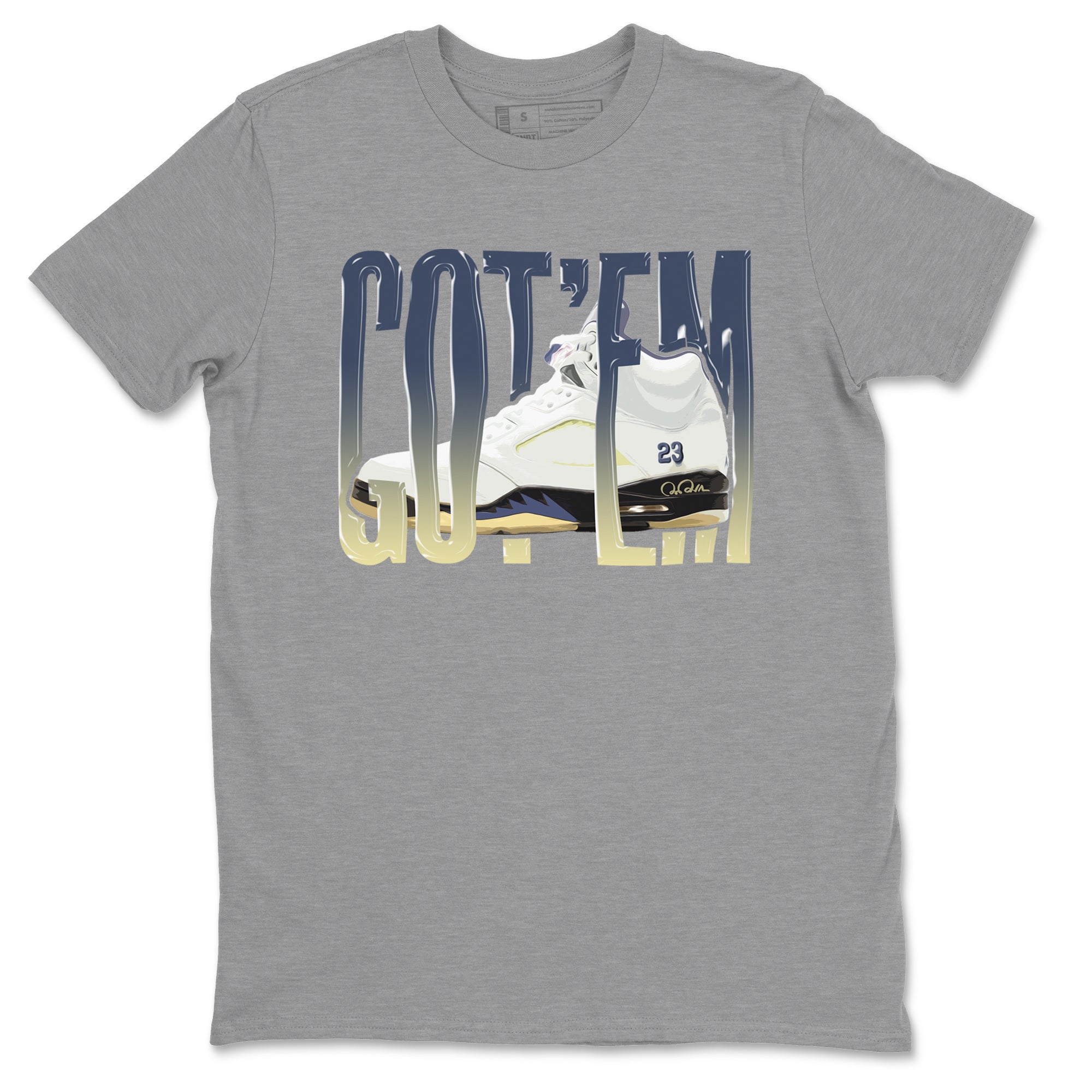 Air Jordan 5 A Ma Maniere x Photon Dust shirt to match jordans Wiggling Gotem sneaker tees Jordan 5 A Ma Maniere "Dawn" SNRT Sneaker Release Tees Unisex Heather Grey 2 T-Shirt