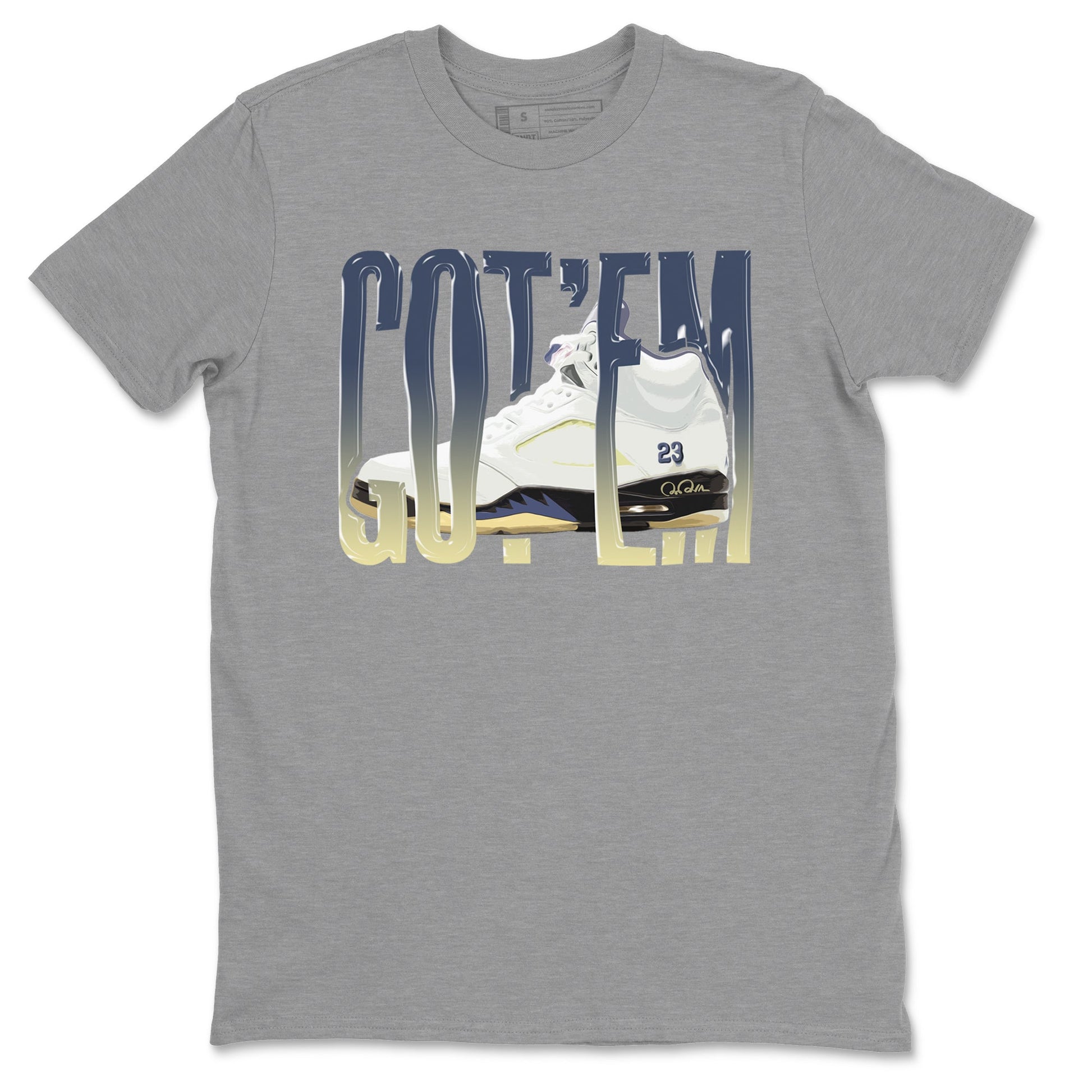 Air Jordan 5 A Ma Maniere x Photon Dust shirt to match jordans Wiggling Gotem sneaker tees Jordan 5 A Ma Maniere "Dawn" SNRT Sneaker Release Tees Unisex Heather Grey 2 T-Shirt