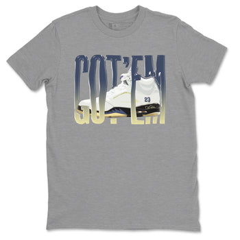 Air Jordan 5 A Ma Maniere x Photon Dust shirt to match jordans Wiggling Gotem sneaker tees Jordan 5 A Ma Maniere "Dawn" SNRT Sneaker Release Tees Unisex Heather Grey 2 T-Shirt