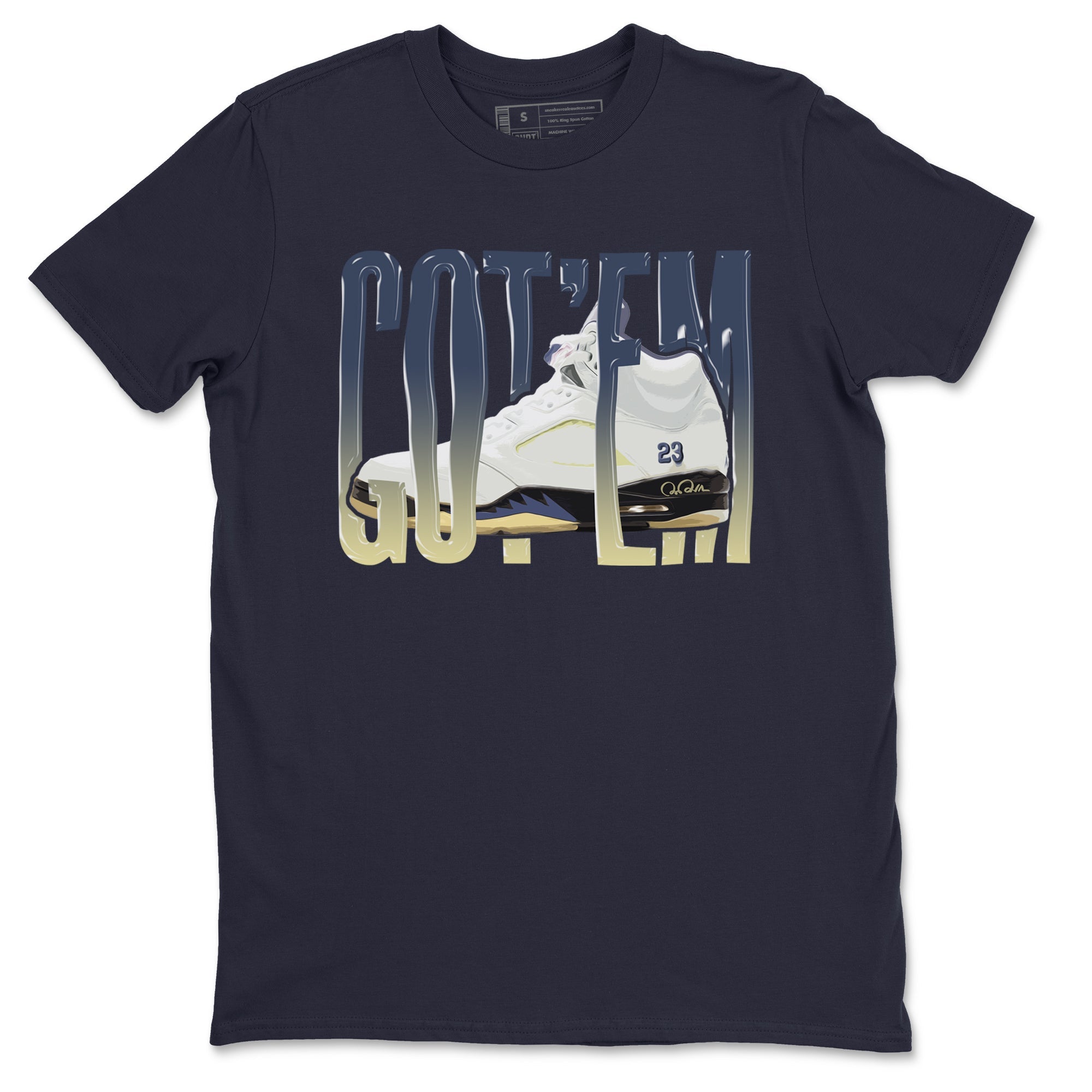 Air Jordan 5 A Ma Maniere x Photon Dust shirt to match jordans Wiggling Gotem sneaker tees Jordan 5 A Ma Maniere "Dawn" SNRT Sneaker Release Tees Unisex Navy 2 T-Shirt