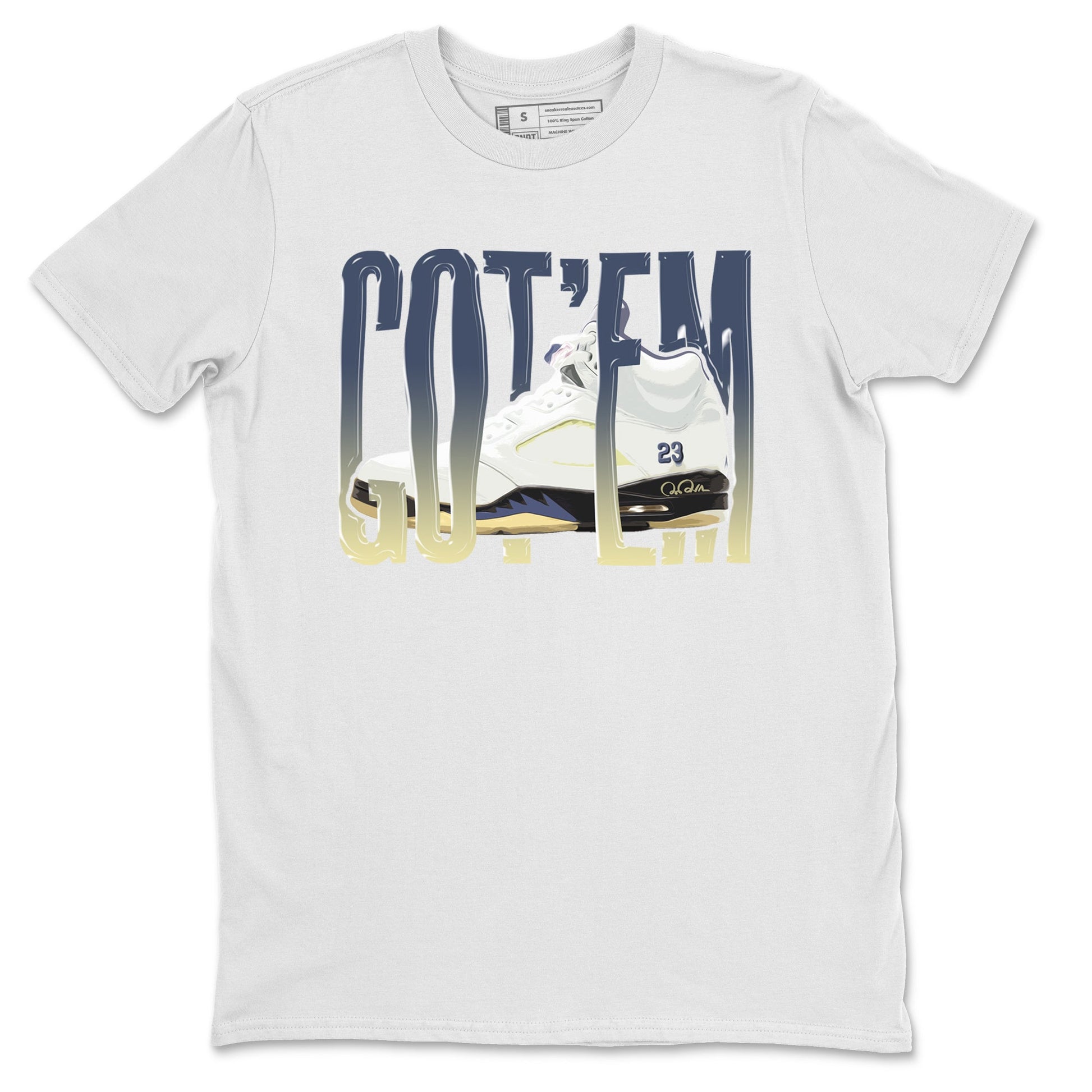 Air Jordan 5 A Ma Maniere x Photon Dust shirt to match jordans Wiggling Gotem sneaker tees Jordan 5 A Ma Maniere "Dawn" SNRT Sneaker Release Tees Unisex White 2 T-Shirt