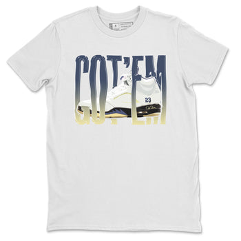 Air Jordan 5 A Ma Maniere x Photon Dust shirt to match jordans Wiggling Gotem sneaker tees Jordan 5 A Ma Maniere "Dawn" SNRT Sneaker Release Tees Unisex White 2 T-Shirt