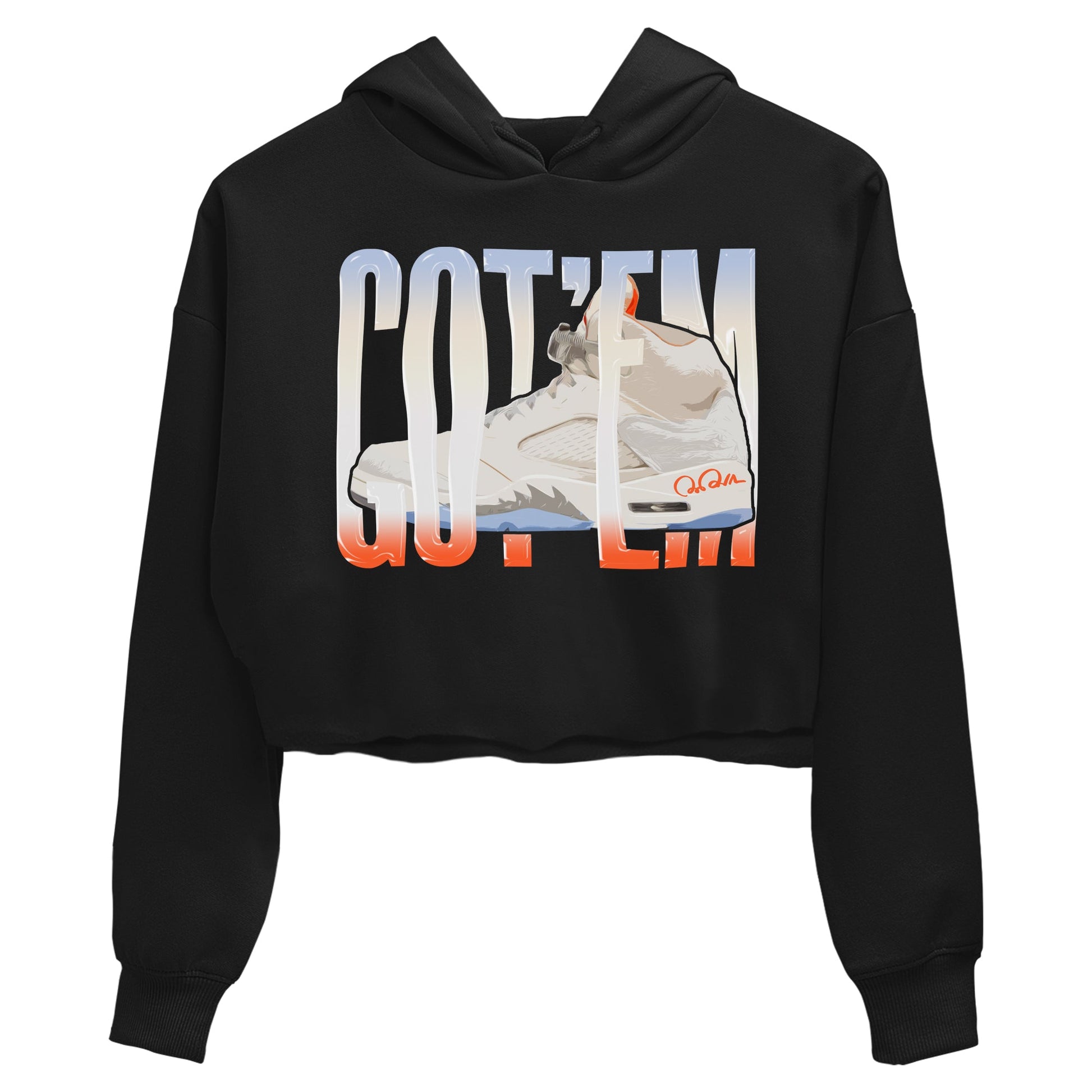 Air Jordan 5 Craft Sneaker Match Tees Wiggling Gotem Sneaker Tees AJ5 SE Craft Sneaker Release Tees Women's Shirts Black 2