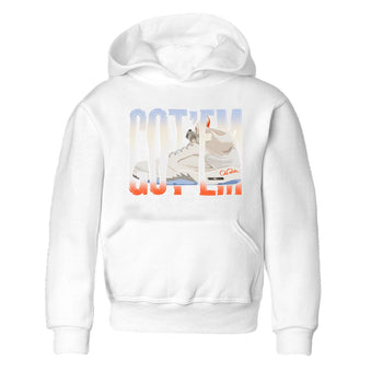 Air Jordan 5 Craft Sneaker Match Tees Wiggling Gotem Sneaker Tees AJ5 SE Craft Sneaker Release Tees Kids Shirts White 2