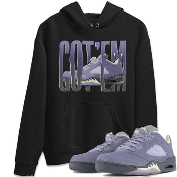 Air Jordan 5 Indigo Haze Sneaker Match Tees Wiggling Gotem Sneaker Tees AJ5 Indigo Haze Sneaker Release Tees Unisex Shirts Black 1