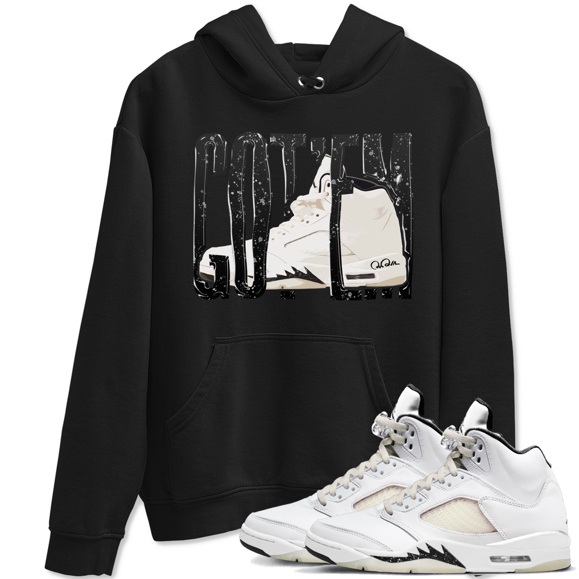 5s Sail shirt to match jordans Wiggling Gotem sneaker tees Air Jordan 5 Sail SNRT Sneaker Release Tees unisex cotton Black 1 crew neck shirt