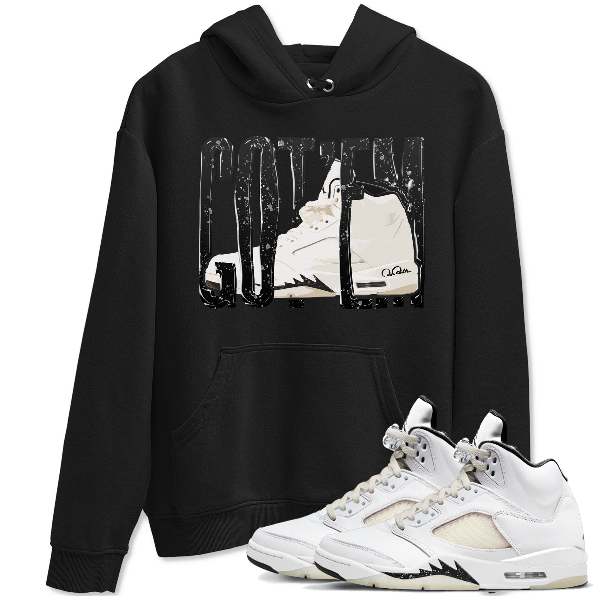 5s Sail shirt to match jordans Wiggling Gotem sneaker tees Air Jordan 5 Sail SNRT Sneaker Release Tees unisex cotton Black 1 crew neck shirt