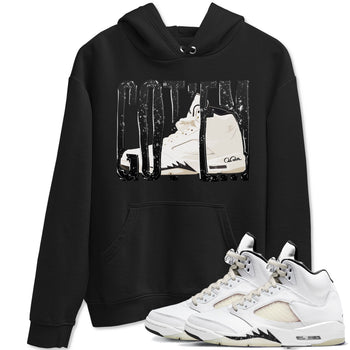 5s Sail shirt to match jordans Wiggling Gotem sneaker tees Air Jordan 5 Sail SNRT Sneaker Release Tees unisex cotton Black 1 crew neck shirt