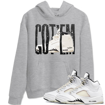 5s Sail shirt to match jordans Wiggling Gotem sneaker tees Air Jordan 5 Sail SNRT Sneaker Release Tees unisex cotton Heather Grey 1 crew neck shirt