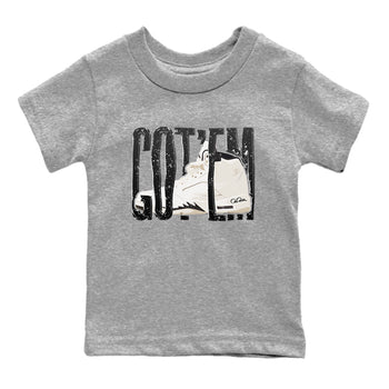 5s Sail shirt to match jordans Wiggling Gotem sneaker tees Air Jordan 5 Sail SNRT sneaker release tees baby toddler Heather Grey 2 cotton Shirt