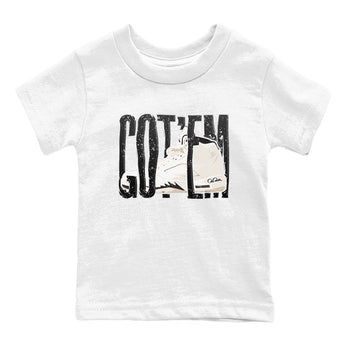 5s Sail shirt to match jordans Wiggling Gotem sneaker tees Air Jordan 5 Sail SNRT sneaker release tees baby toddler White 2 cotton Shirt