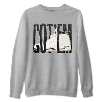 5s Sail shirt to match jordans Wiggling Gotem sneaker tees Air Jordan 5 Sail SNRT Sneaker Release Tees unisex cotton Heather Grey 2 crew neck shirt