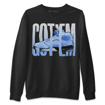 Jordan 5 UNC Jordan Shirts Wiggling Gotem Sneaker Tees AJ5 UNC SNRT Sneaker Tees Unisex Shirts Black 2