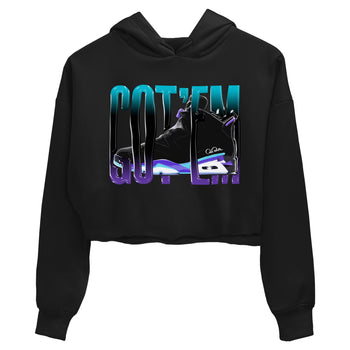 Air Jordan 6 Aqua Sneaker Match Tees Wiggling Gotem Sneaker Tees AJ6 Aqua Sneaker Release Tees Women's Shirts Black 2