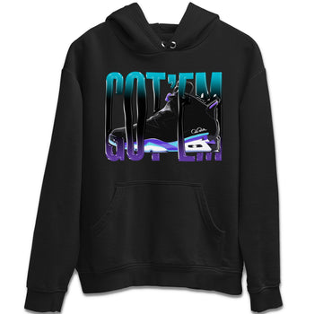 Air Jordan 6 Aqua Sneaker Match Tees Wiggling Gotem Sneaker Tees AJ6 Aqua Sneaker Release Tees Unisex Shirts Black 2