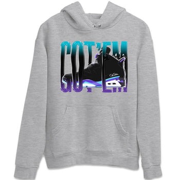Air Jordan 6 Aqua Sneaker Match Tees Wiggling Gotem Sneaker Tees AJ6 Aqua Sneaker Release Tees Unisex Shirts Heather Grey 2