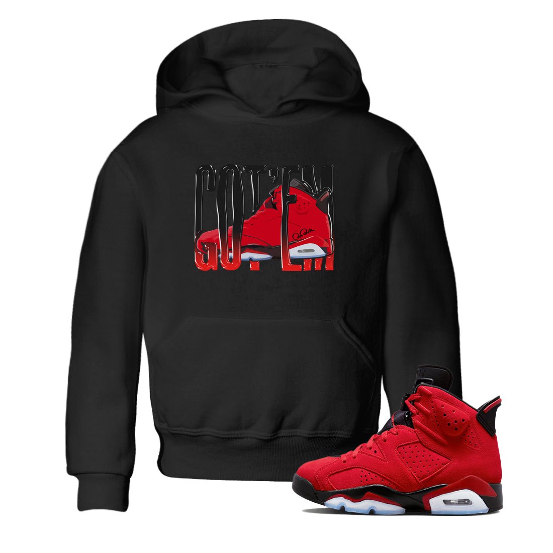 Air Jordan 6 Toro Bravo Wiggling Gotem Baby and Kids Sneaker Tees 3D Graphic Design Shirts AJ6 Toro Bravo Kids Sneaker Tees Washing and Care Tip