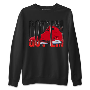 Air Jordan 6 Toro Bravo Sneaker Match Tees Wiggling Gotem Sneaker Tees 3D Graphic Design Shirts AJ6 Toro Bravo Sneaker Release Tees Unisex Shirts Black 2
