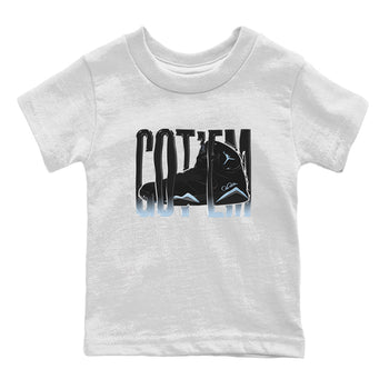 Air Jordan 7 Chambray Sneaker Match Tees Wiggling Gotem Sneaker Tees AJ7 Chambray Sneaker Release Tees Kids Shirts White 2
