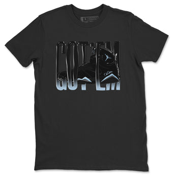 Air Jordan 7 Chambray Sneaker Match Tees Wiggling Gotem Sneaker Tees AJ7 Chambray Sneaker Release Tees Unisex Shirts Black 2