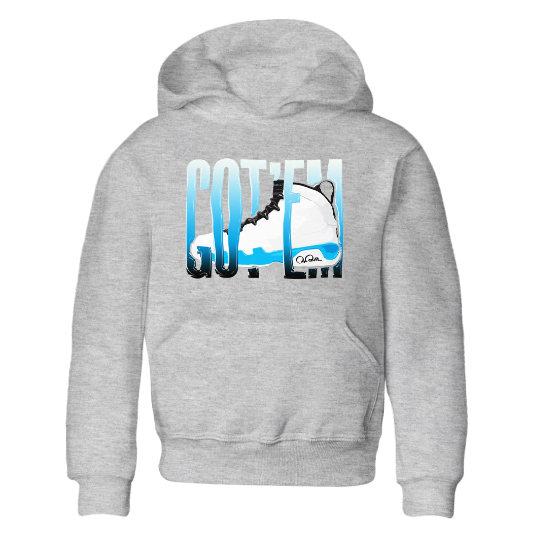 9s Powder Blue shirt to match jordans Wiggling Gotem sneaker tees Air Jordan 9 Powder Blue SNRT sneaker release tees baby toddler Heather Grey 2 cotton Shirt