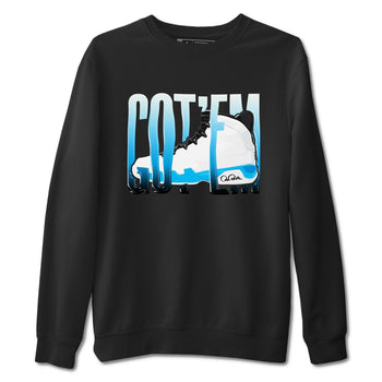 9s Powder Blue shirt to match jordans Wiggling Gotem sneaker tees Air Jordan 9 Powder Blue SNRT Sneaker Release Tees unisex cotton Black 2 crew neck shirt