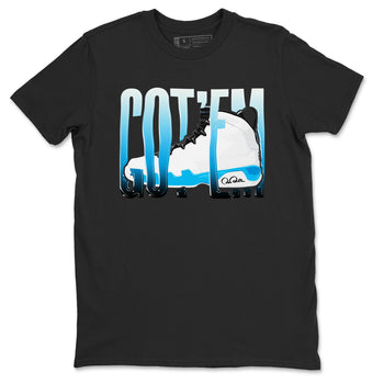 9s Powder Blue shirt to match jordans Wiggling Gotem sneaker tees Air Jordan 9 Powder Blue SNRT Sneaker Release Tees unisex cotton Black 2 crew neck shirt