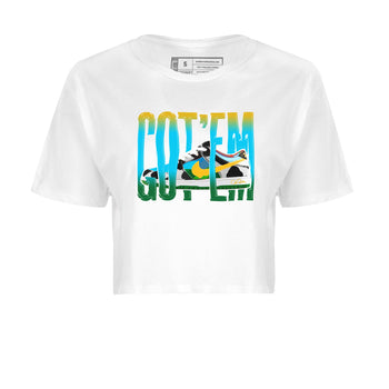 Dunk Chunky Dunky Sneaker Match Tees Wiggling Gotem Sneaker Tees Nike SB Ben's Jerrys Sneaker Release Tees Women's Shirts White 2