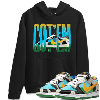 Dunk Chunky Dunky Sneaker Match Tees Wiggling Gotem Sneaker Tees Nike SB Ben's Jerrys Sneaker Release Tees Unisex Shirts Black 1
