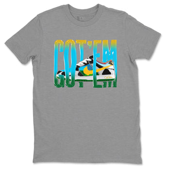 Dunk Chunky Dunky Sneaker Match Tees Wiggling Gotem Sneaker Tees Nike SB Ben's Jerrys Sneaker Release Tees Unisex Shirts Heather Grey 2