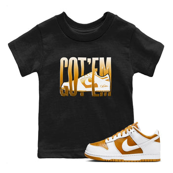 Dunk Dark Curry shirt to match jordans Wiggling Gotem sneaker tees AJ1 Low Dark Curry SNRT sneaker release tees baby toddler Black 1 cotton Shirt