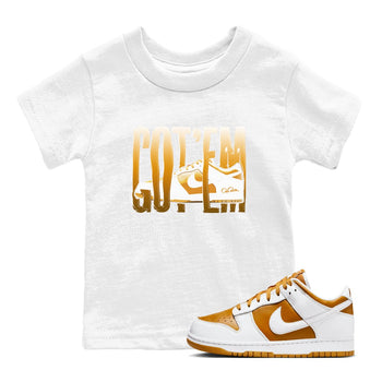 Dunk Dark Curry shirt to match jordans Wiggling Gotem sneaker tees AJ1 Low Dark Curry SNRT sneaker release tees baby toddler White 1 cotton Shirt