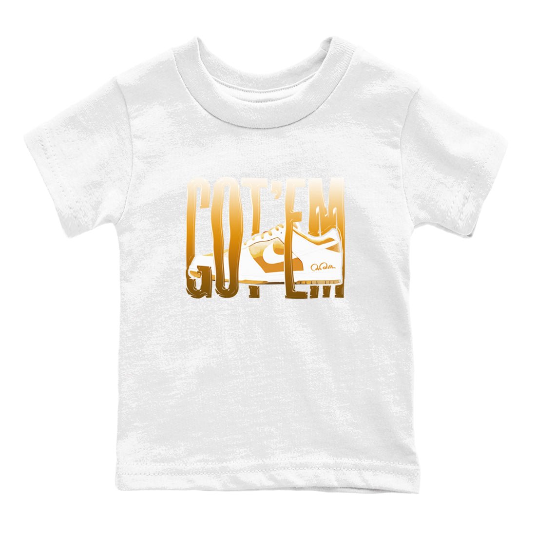 Dunk Dark Curry shirt to match jordans Wiggling Gotem sneaker tees AJ1 Low Dark Curry SNRT sneaker release tees baby toddler White 2 cotton Shirt