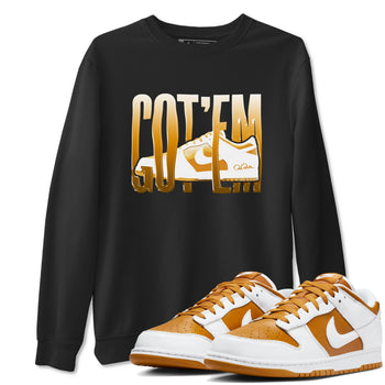 Dunk Dark Curry shirt to match jordans Wiggling Gotem sneaker tees AJ1 Low Dark Curry SNRT Sneaker Release Tees unisex cotton Black 1 crew neck shirt