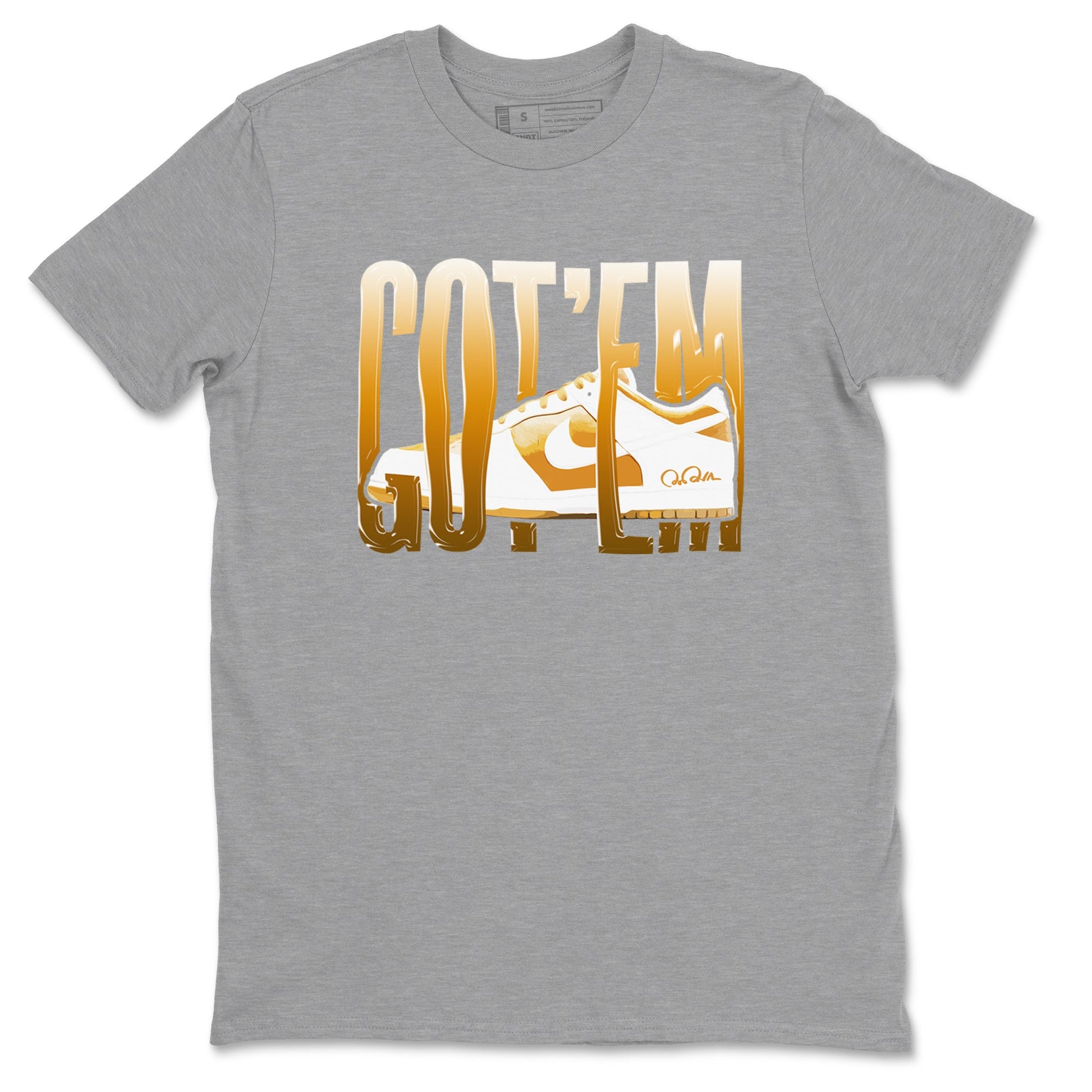 Dunk Dark Curry shirt to match jordans Wiggling Gotem sneaker tees AJ1 Low Dark Curry SNRT Sneaker Release Tees unisex cotton Heather Grey 2 crew neck shirt