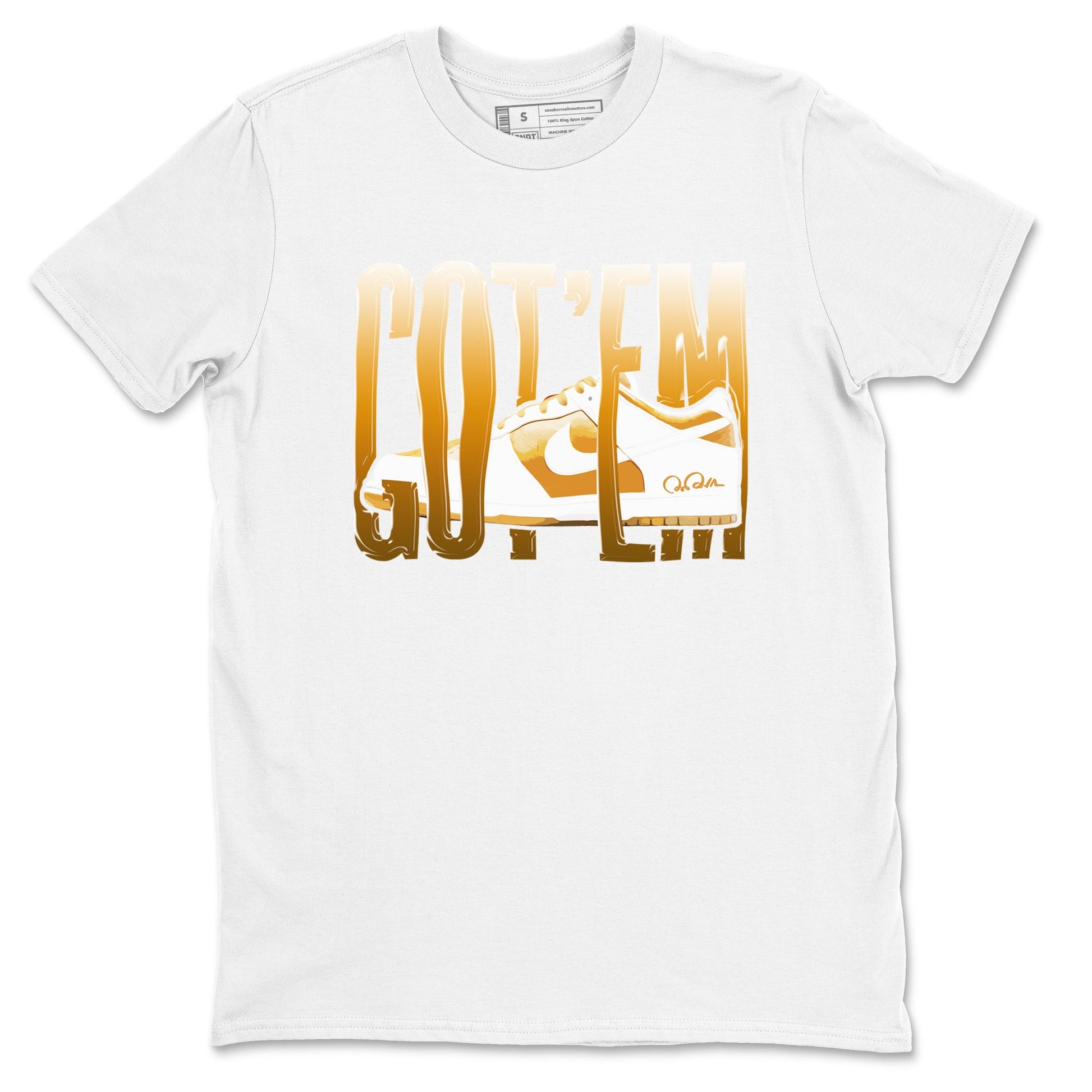 Dunk Dark Curry shirt to match jordans Wiggling Gotem sneaker tees AJ1 Low Dark Curry SNRT Sneaker Release Tees unisex cotton White 2 crew neck shirt