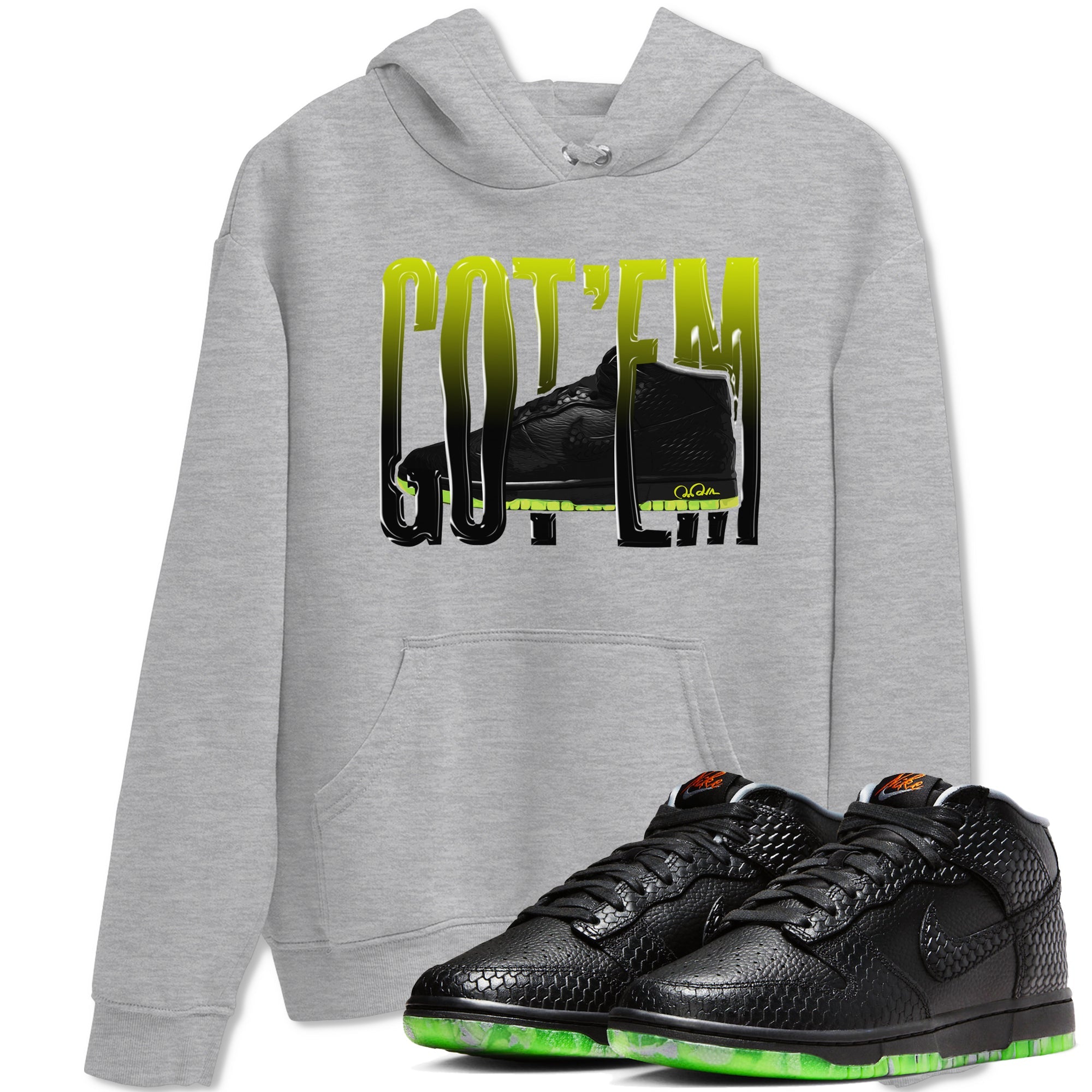 Dunk Mid Premium shirt to match jordans Wiggling Gotem sneaker tees halloween horror nights Nike Dunk Halloween SNRT Sneaker Release Tees Unisex Heather Grey 1 T-Shirt