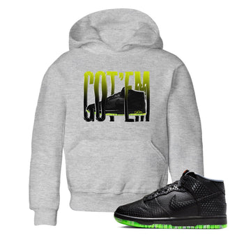 Dunk Mid Premium shirt to match jordans Wiggling Gotem sneaker tees halloween horror nights Nike Dunk Halloween SNRT Sneaker Release Tees Baby Toddler Heather Grey 1 T-Shirt