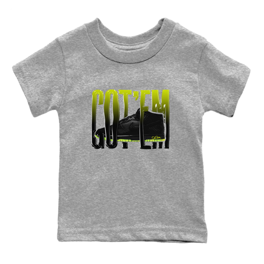 Dunk Mid Premium shirt to match jordans Wiggling Gotem sneaker tees halloween horror nights Nike Dunk Halloween SNRT Sneaker Release Tees Baby Toddler Heather Grey 2 T-Shirt