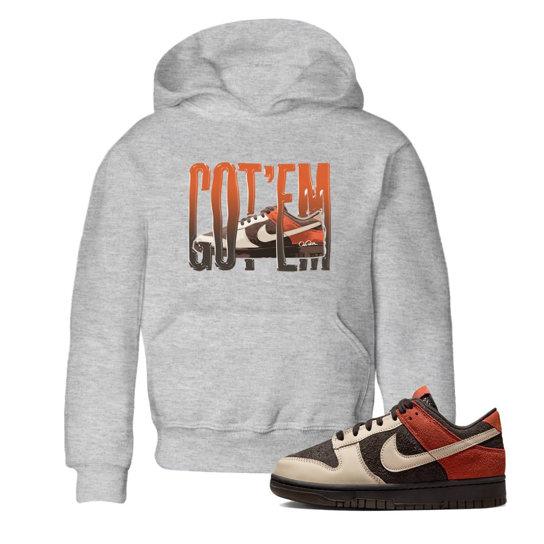 Dunk Red Panda shirt to match jordans Wiggling Gotem sneaker tees Nike Dunk Low Red Panda SNRT Sneaker Release Tees Baby Toddler Heather Grey 1 T-Shirt
