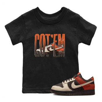 Dunk Red Panda shirt to match jordans Wiggling Gotem sneaker tees Nike Dunk Low Red Panda SNRT Sneaker Release Tees Baby Toddler Black 1 T-Shirt