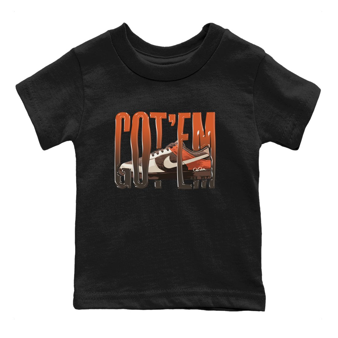 Dunk Red Panda shirt to match jordans Wiggling Gotem sneaker tees Nike Dunk Low Red Panda SNRT Sneaker Release Tees Baby Toddler Black 2 T-Shirt