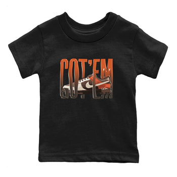 Dunk Red Panda shirt to match jordans Wiggling Gotem sneaker tees Nike Dunk Low Red Panda SNRT Sneaker Release Tees Baby Toddler Black 2 T-Shirt