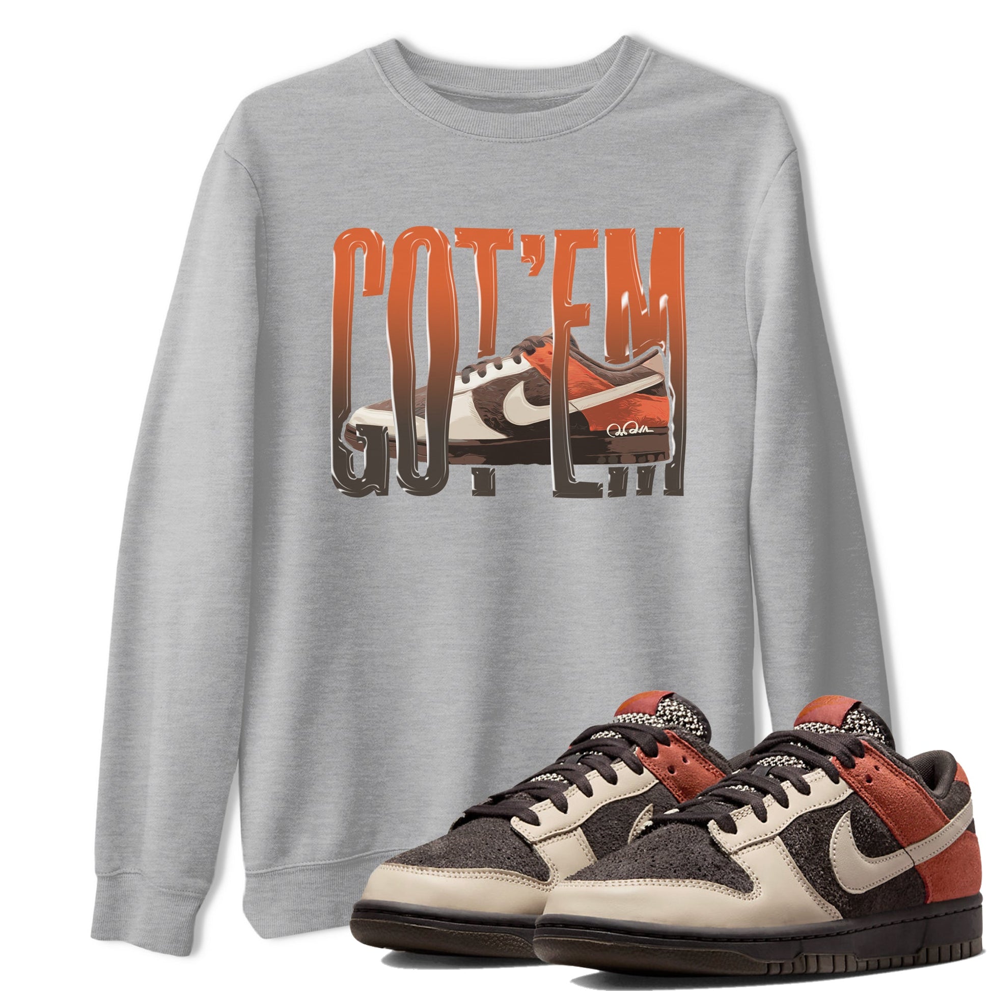 Dunk Red Panda shirt to match jordans Wiggling Gotem sneaker tees Nike Dunk Low Red Panda SNRT Sneaker Release Tees Unisex Heather Grey 1 T-Shirt